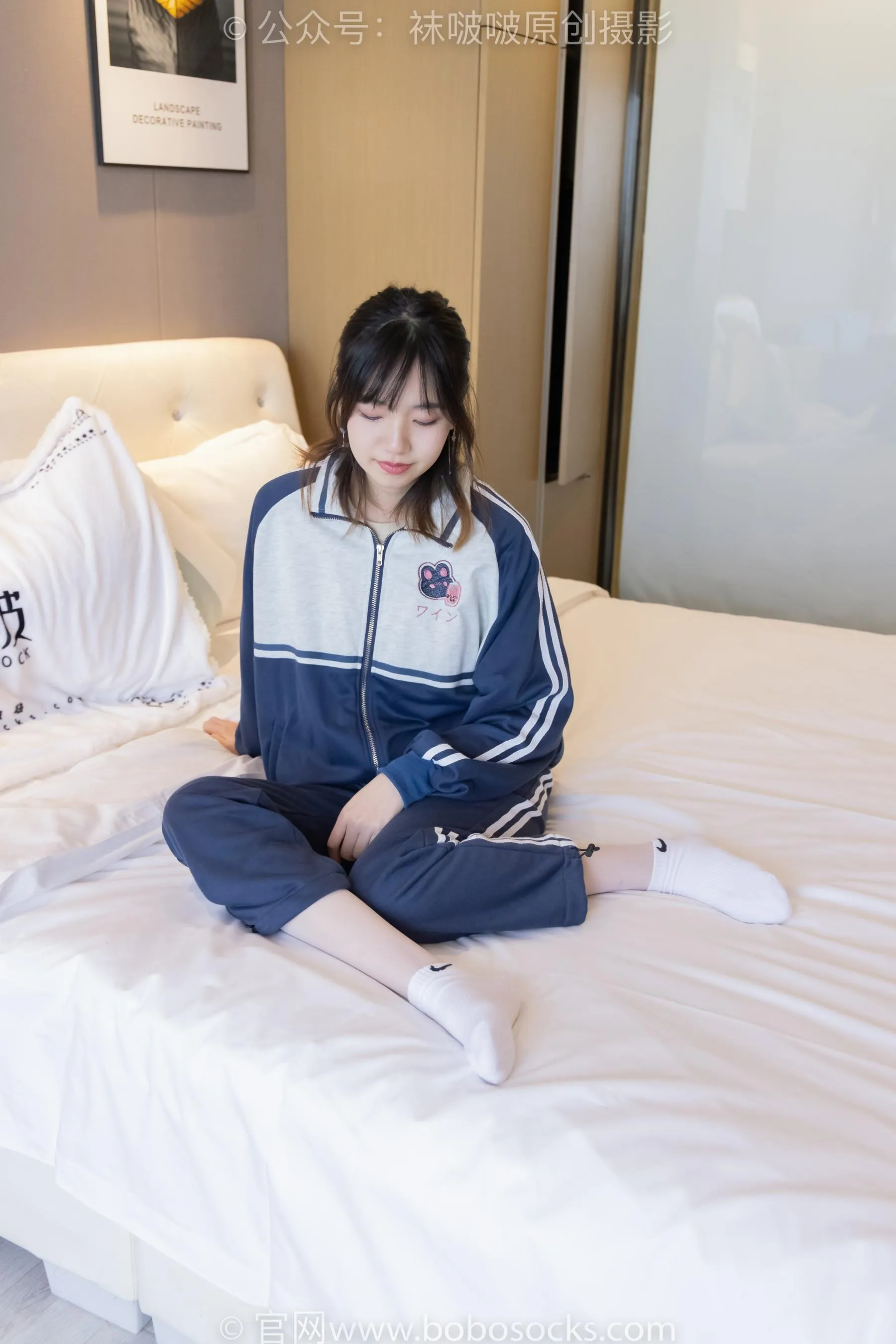 [BoBoSocks袜啵啵]NO.226 小甜豆-运动鞋、白棉袜、白丝 [87P]插图5